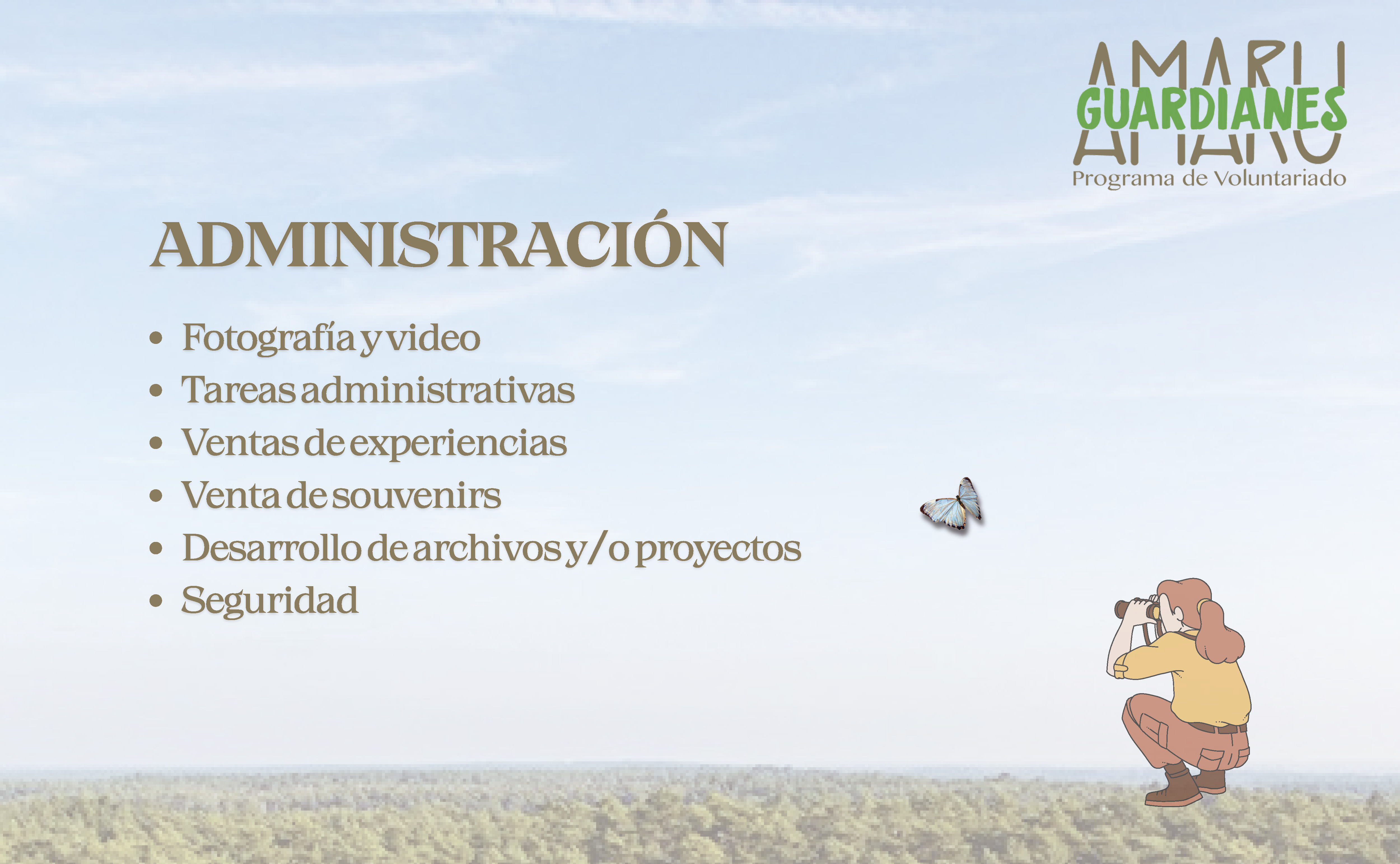 Voluntarios Nacionales - Amaru Bioparque Cuenca